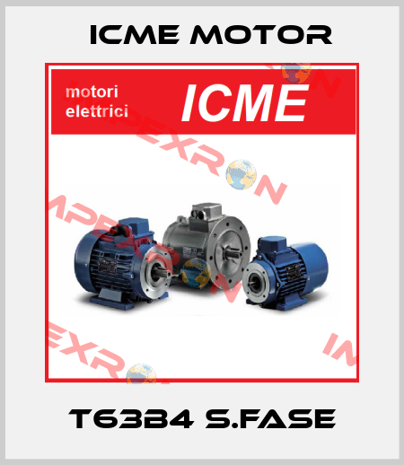 T63B4 S.FASE Icme Motor