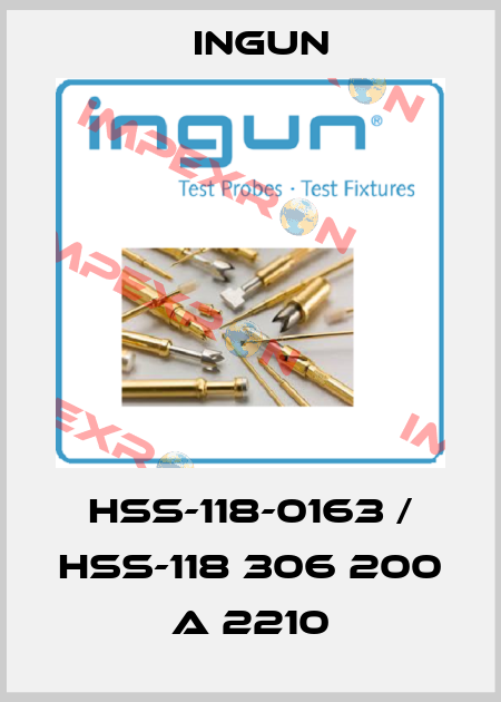 HSS-118-0163 / HSS-118 306 200 A 2210 Ingun