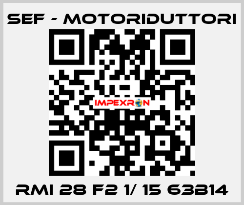 RMI 28 F2 1/ 15 63B14 SEF - MOTORIDUTTORI