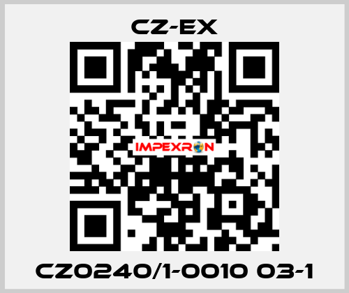 CZ0240/1-0010 03-1 CZ-EX