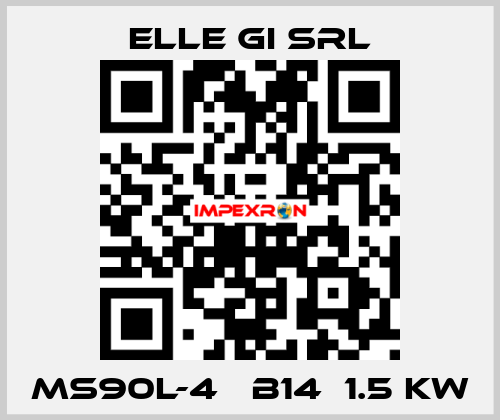 MS90L-4   B14  1.5 KW ELLE GI SRL