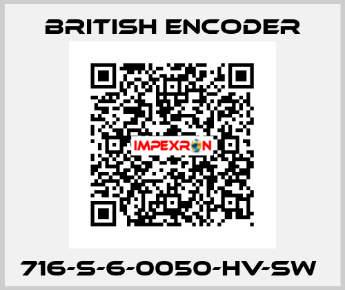  716-S-6-0050-HV-SW  British Encoder