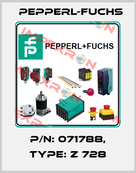 p/n: 071788, Type: Z 728 Pepperl-Fuchs
