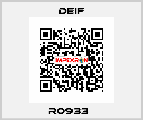 R0933   Deif