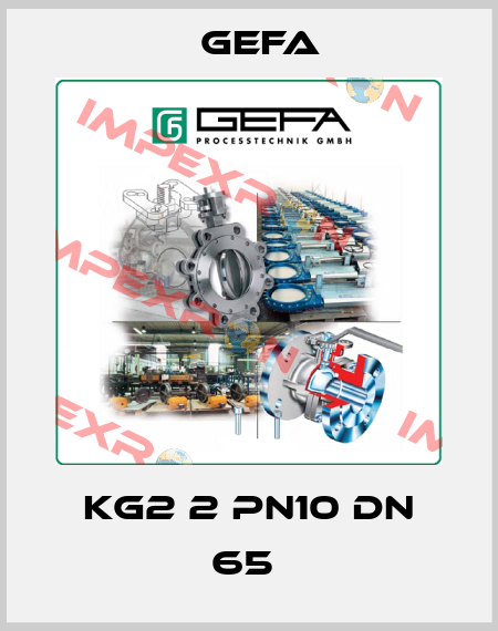 KG2 2 PN10 DN 65  Gefa
