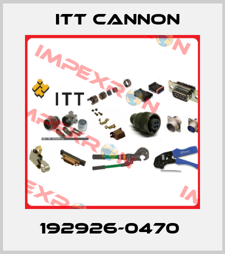 192926-0470  Itt Cannon