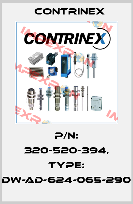 p/n: 320-520-394, Type: DW-AD-624-065-290 Contrinex