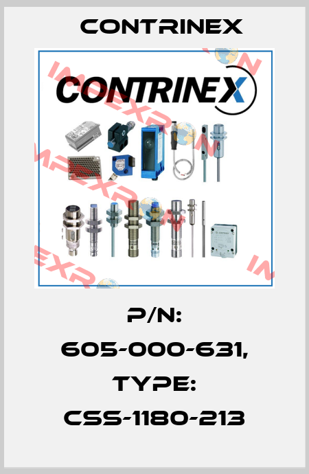 p/n: 605-000-631, Type: CSS-1180-213 Contrinex