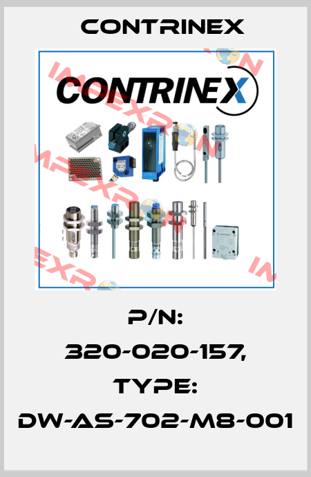 p/n: 320-020-157, Type: DW-AS-702-M8-001 Contrinex