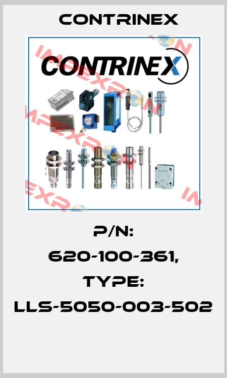 P/N: 620-100-361, Type: LLS-5050-003-502  Contrinex