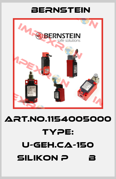 Art.No.1154005000 Type: U-GEH.CA-150 SILIKON P       B  Bernstein