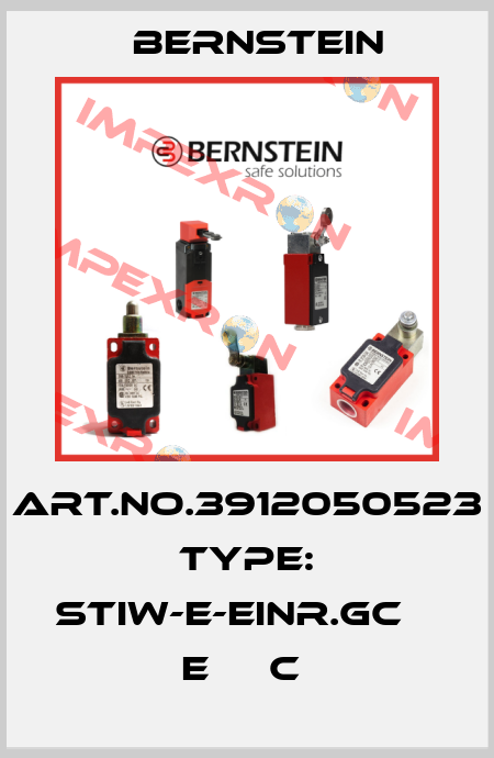Art.No.3912050523 Type: STIW-E-EINR.GC         E     C  Bernstein