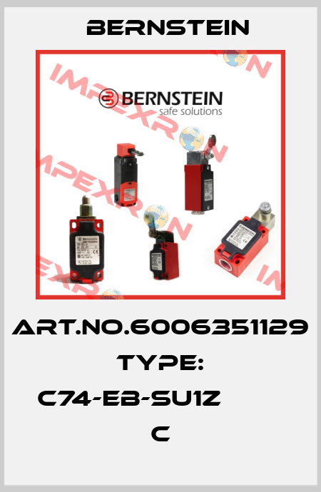 Art.No.6006351129 Type: C74-EB-SU1Z                  C Bernstein
