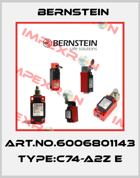 Art.No.6006801143 Type:C74-A2Z E Bernstein