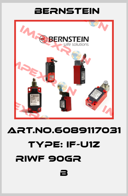 Art.No.6089117031 Type: IF-U1Z RIWF 90GR             B Bernstein