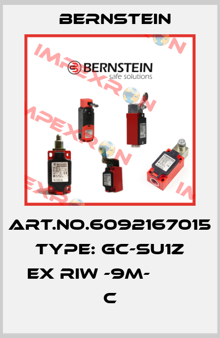 Art.No.6092167015 Type: GC-SU1Z EX RIW -9M-          C Bernstein