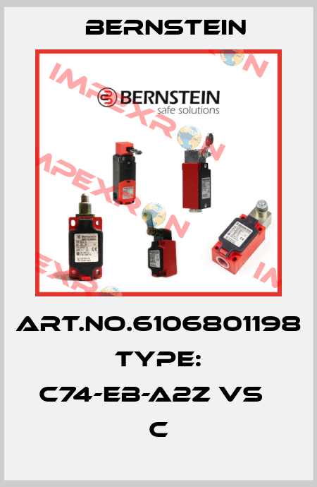 Art.No.6106801198 Type: C74-EB-A2Z VS                C Bernstein