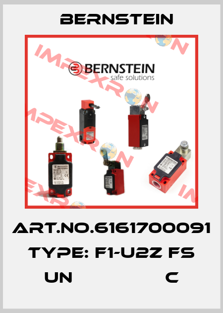 Art.No.6161700091 Type: F1-U2Z FS UN                 C Bernstein