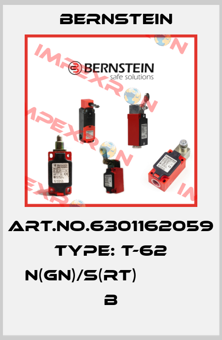 Art.No.6301162059 Type: T-62 N(GN)/S(RT)             B Bernstein