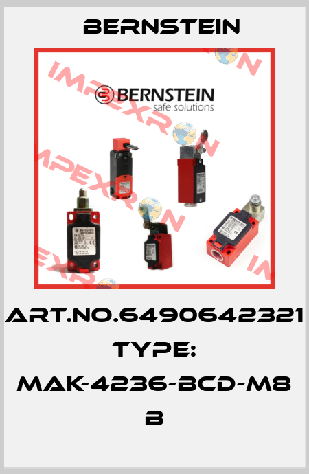 Art.No.6490642321 Type: MAK-4236-BCD-M8              B Bernstein
