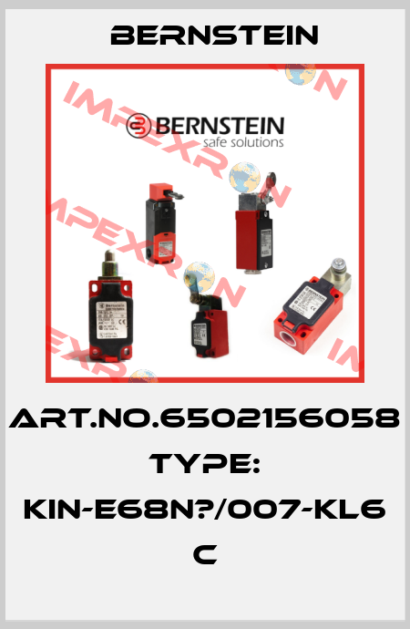 Art.No.6502156058 Type: KIN-E68N?/007-KL6            C Bernstein