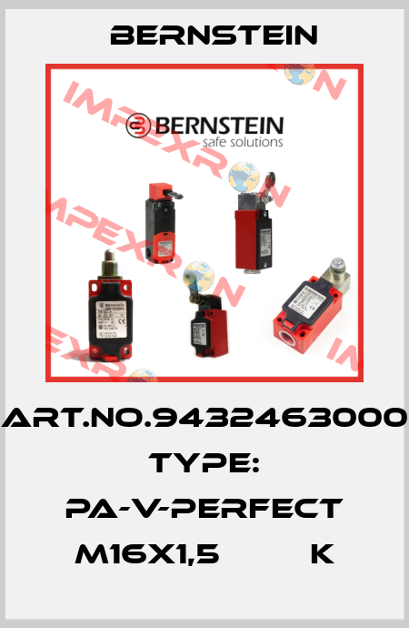 Art.No.9432463000 Type: PA-V-PERFECT M16X1,5         K Bernstein