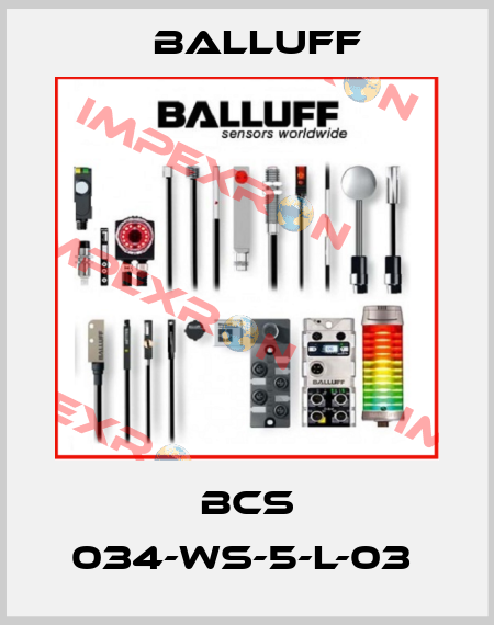 BCS 034-WS-5-L-03  Balluff
