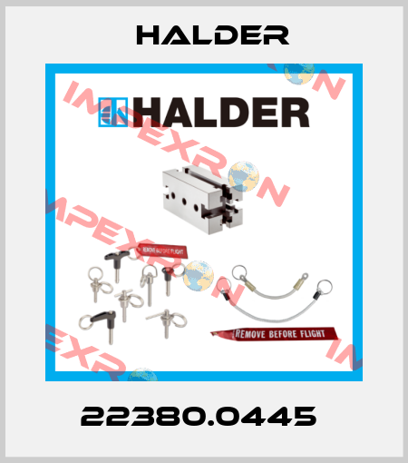 22380.0445  Halder