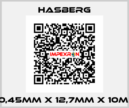 0,45MM X 12,7MM X 10M  Hasberg