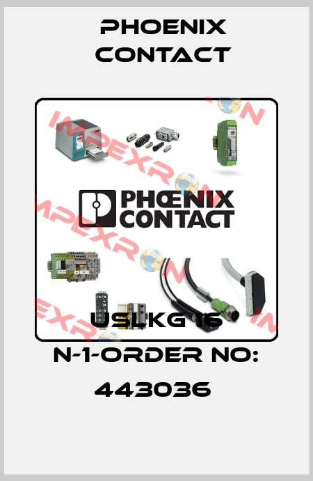 USLKG 16 N-1-ORDER NO: 443036  Phoenix Contact