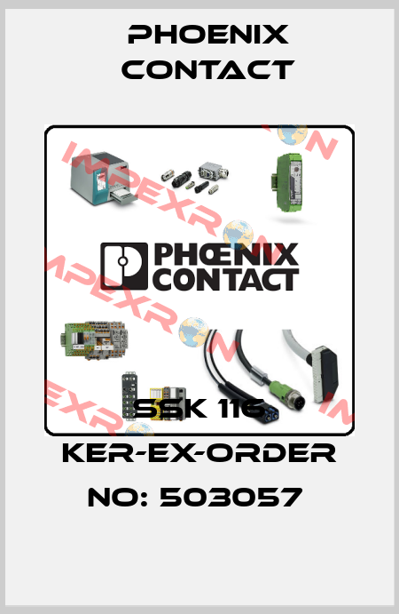 SSK 116 KER-EX-ORDER NO: 503057  Phoenix Contact