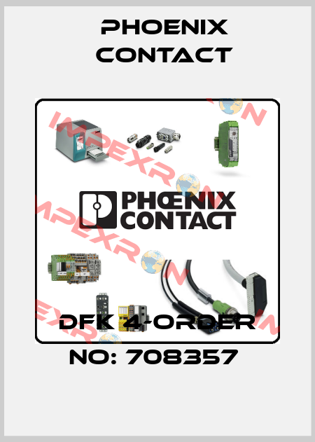 DFK 4-ORDER NO: 708357  Phoenix Contact