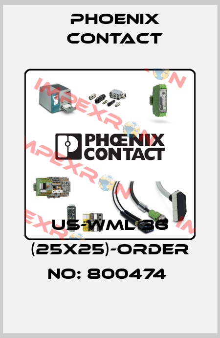US-WML 36 (25X25)-ORDER NO: 800474  Phoenix Contact