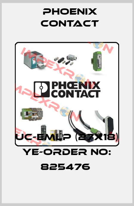 UC-EMLP (27X18) YE-ORDER NO: 825476  Phoenix Contact
