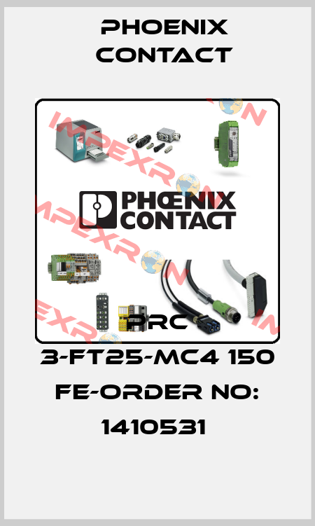PRC 3-FT25-MC4 150 FE-ORDER NO: 1410531  Phoenix Contact