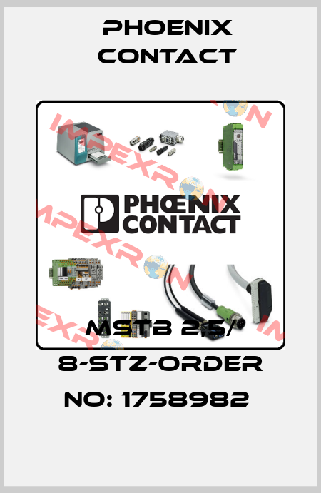 MSTB 2,5/ 8-STZ-ORDER NO: 1758982  Phoenix Contact