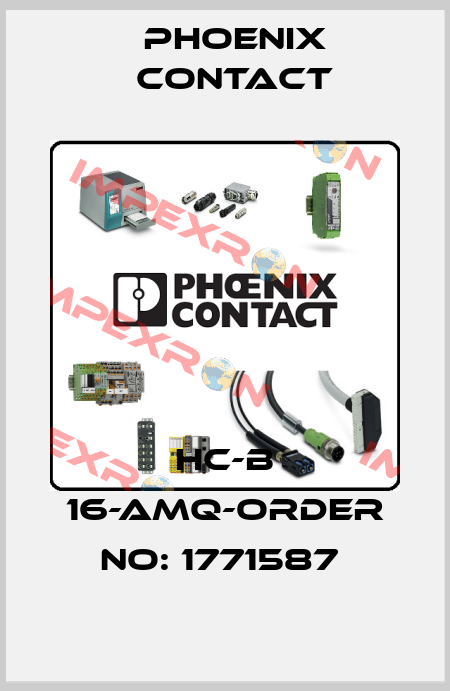 HC-B 16-AMQ-ORDER NO: 1771587  Phoenix Contact
