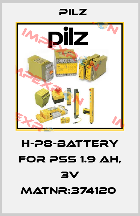 H-P8-BATTERY FOR PSS 1.9 Ah, 3V MatNr:374120  Pilz