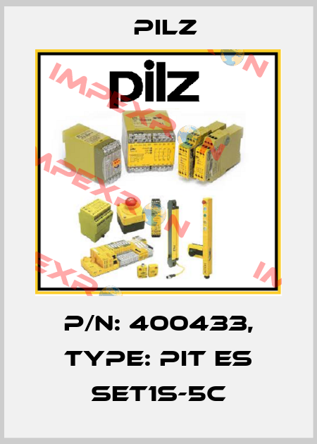 p/n: 400433, Type: PIT es Set1s-5c Pilz
