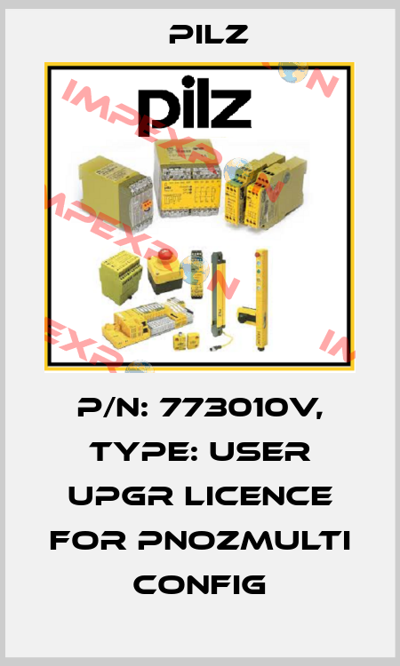 p/n: 773010V, Type: User Upgr Licence for PNOZmulti Config Pilz