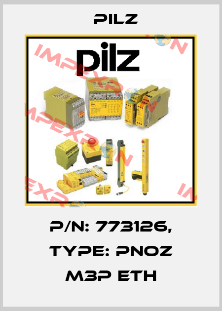 p/n: 773126, Type: PNOZ m3p ETH Pilz