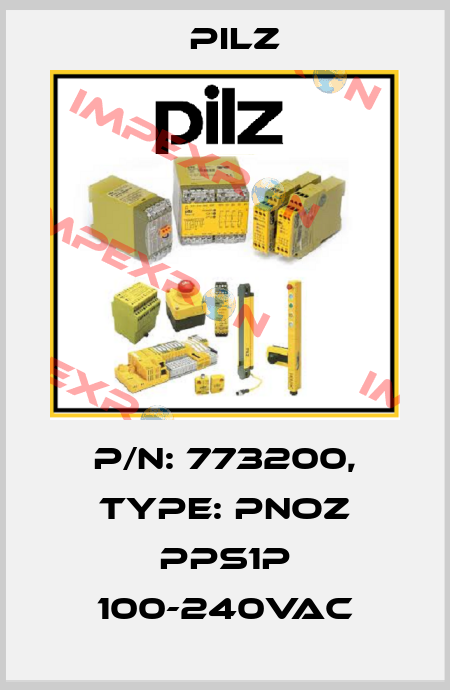 p/n: 773200, Type: PNOZ pps1p 100-240VAC Pilz