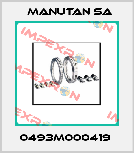 0493M000419  Manutan SA