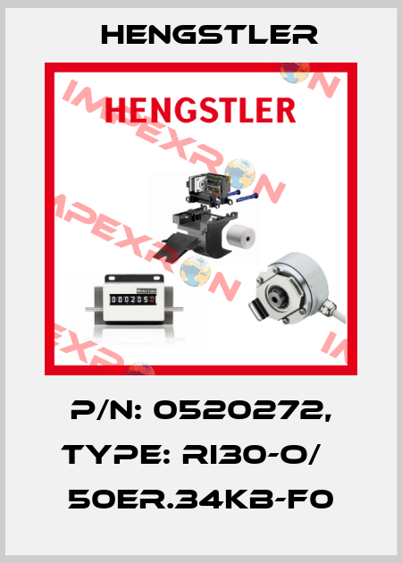 p/n: 0520272, Type: RI30-O/   50ER.34KB-F0 Hengstler