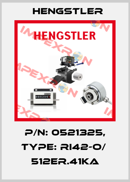 p/n: 0521325, Type: RI42-O/  512ER.41KA Hengstler