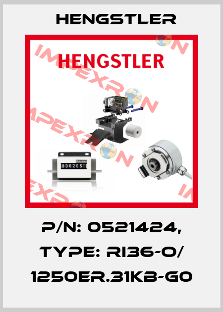 p/n: 0521424, Type: RI36-O/ 1250ER.31KB-G0 Hengstler