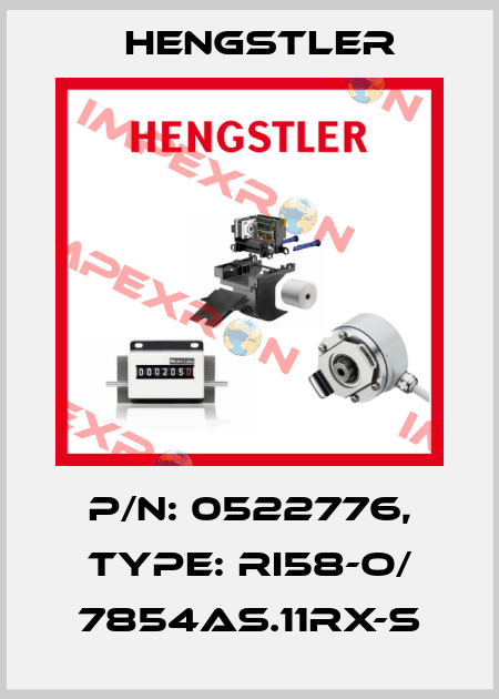p/n: 0522776, Type: RI58-O/ 7854AS.11RX-S Hengstler