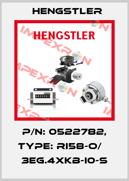 p/n: 0522782, Type: RI58-O/    3EG.4XKB-I0-S Hengstler