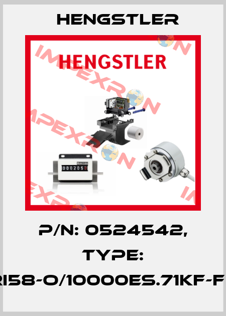 p/n: 0524542, Type: RI58-O/10000ES.71KF-F0 Hengstler