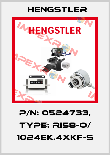 p/n: 0524733, Type: RI58-O/ 1024EK.4XKF-S Hengstler